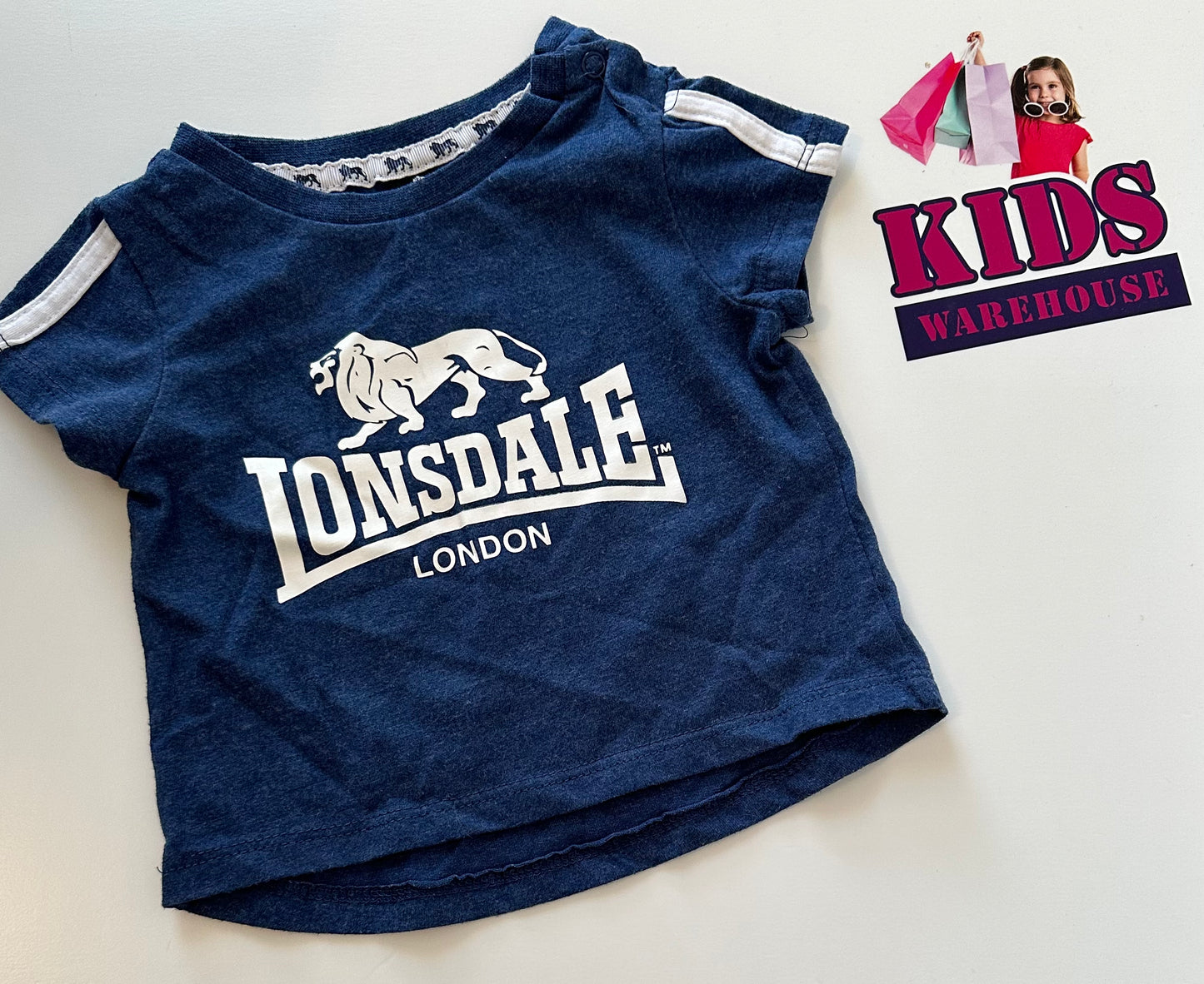 Lonsdale Blue Top Size 00