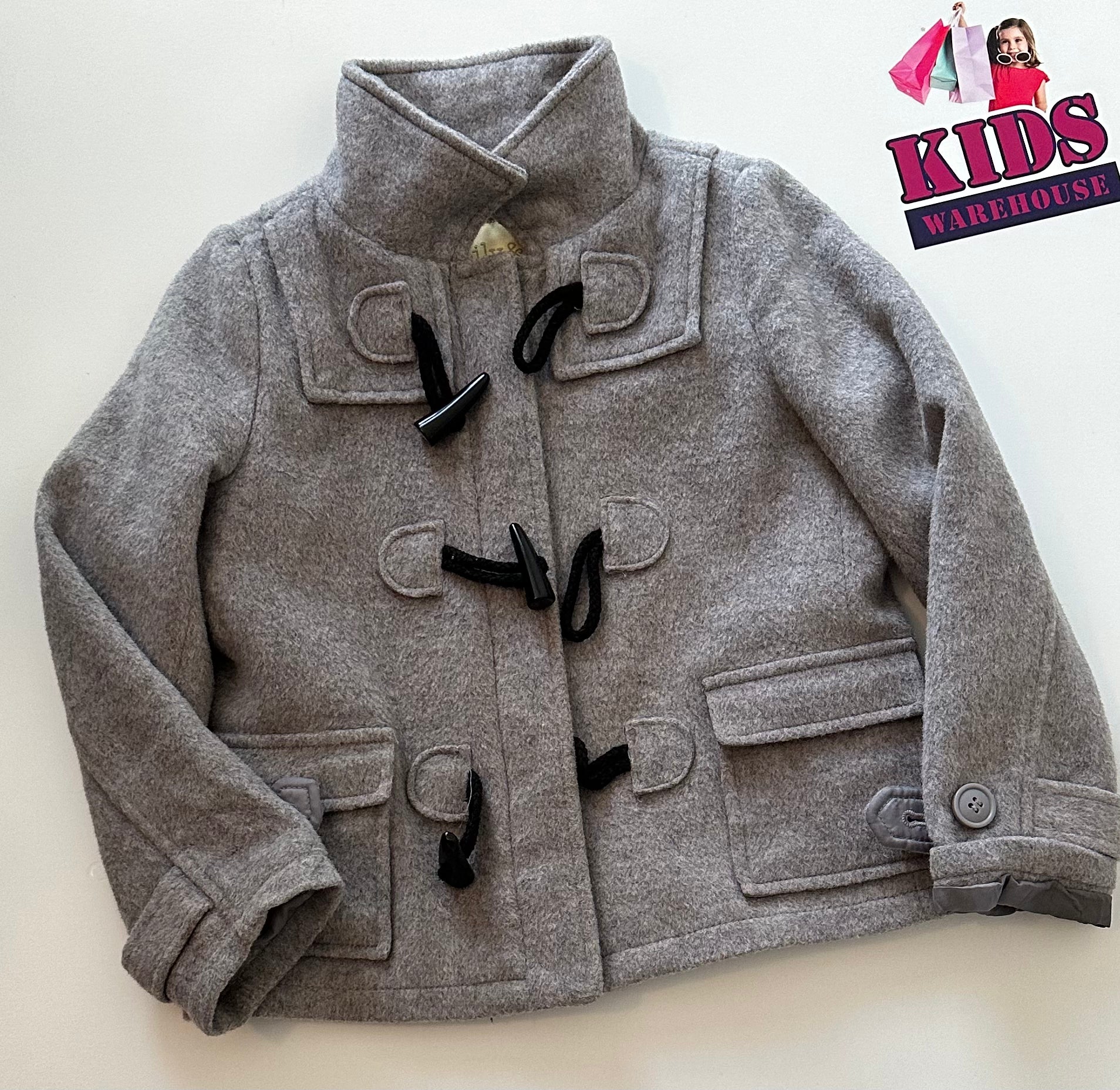 Boys grey 2025 duffle coat