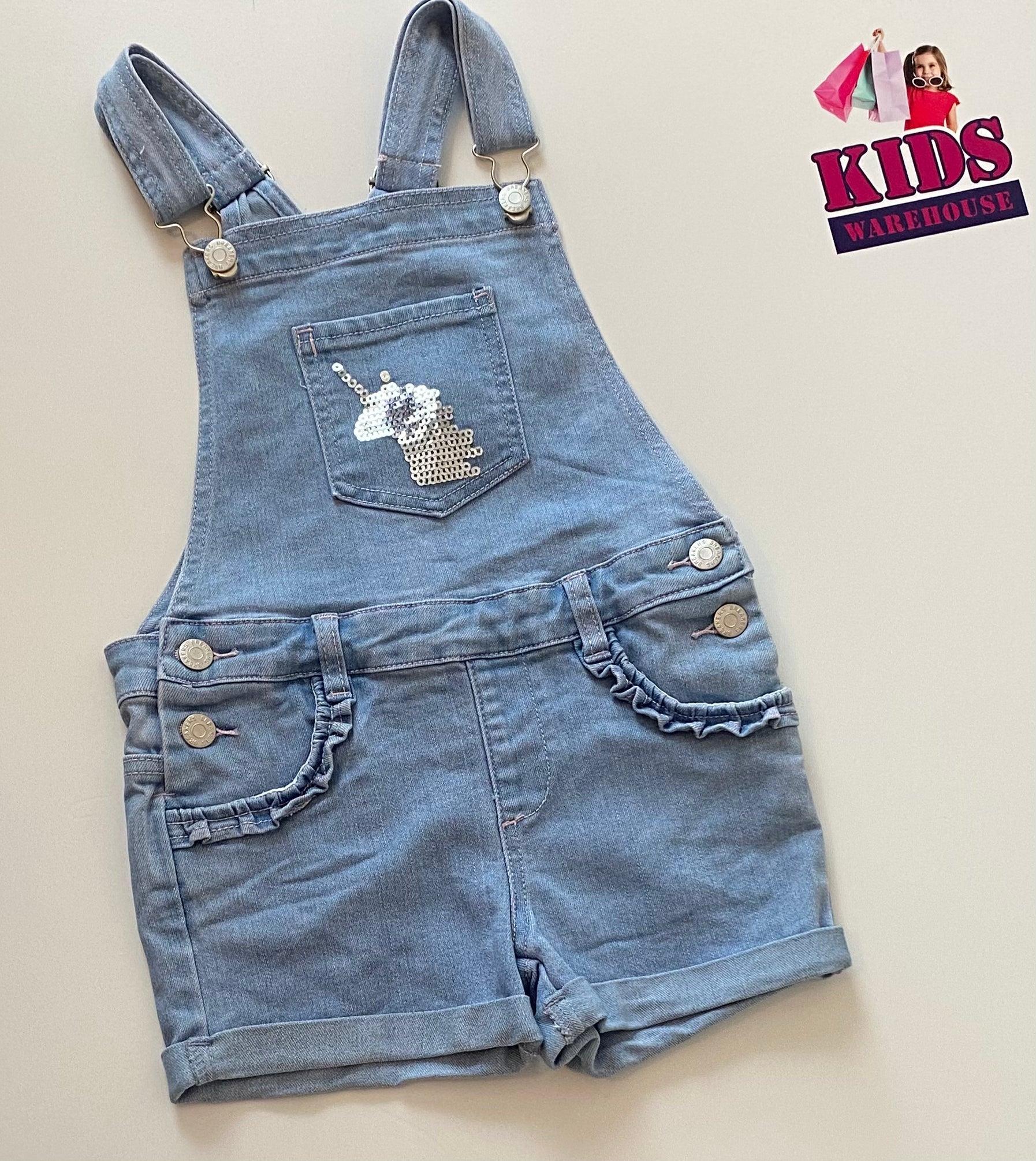 Breakers Denim Overalls Size 5 Kids Warehouse AU