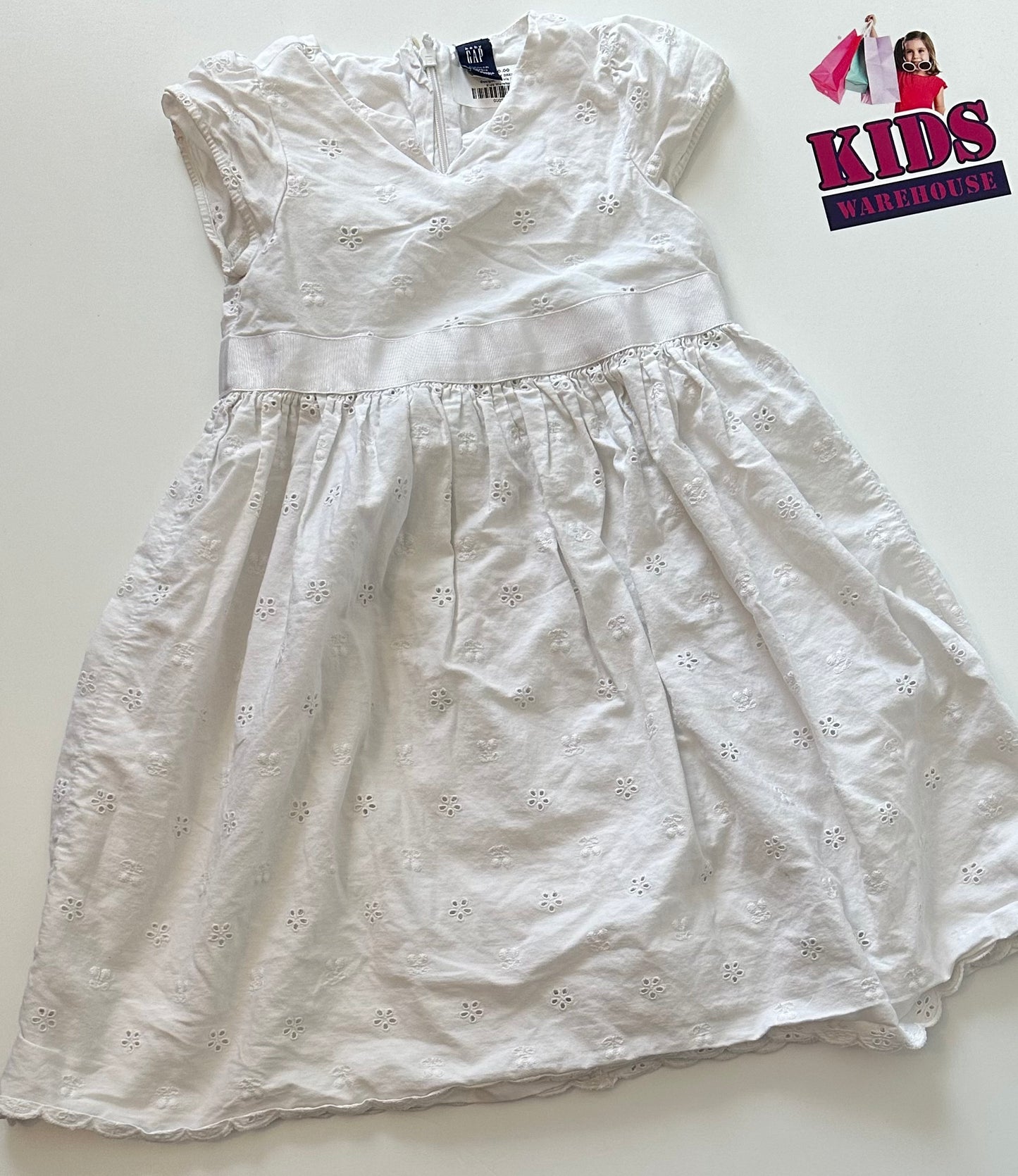 Baby Gap Toddler White Lace Dress Size 3