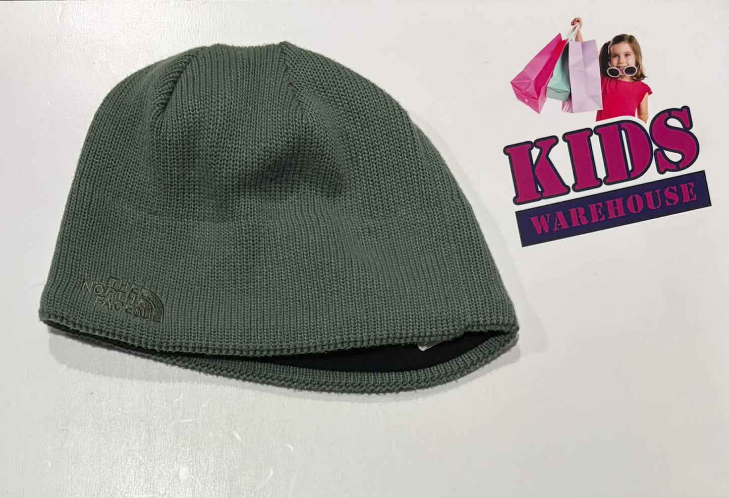 The North Face Green Knit Beanie (Child)