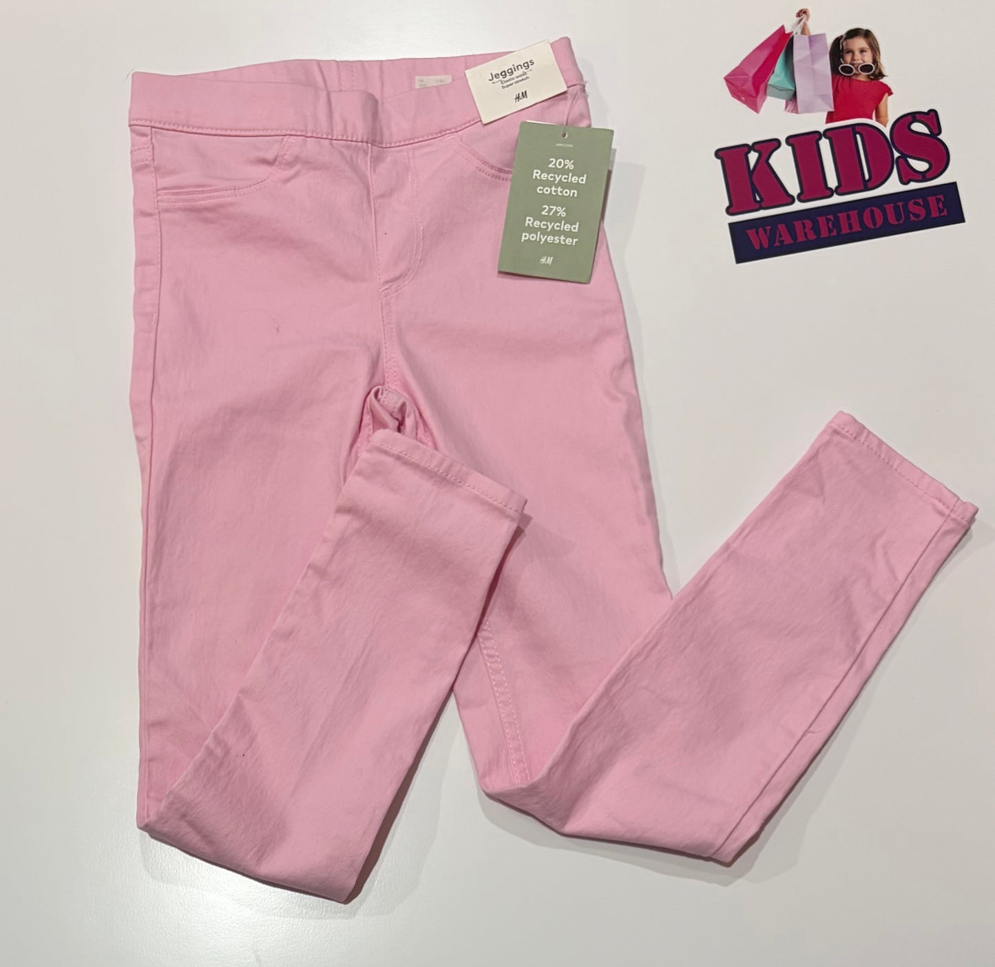 Not Used H&M Pink Jeggings Size 8