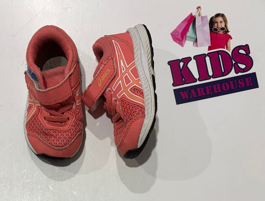 Asics Pink, Orange Runners Size US6/UK5 (Child)