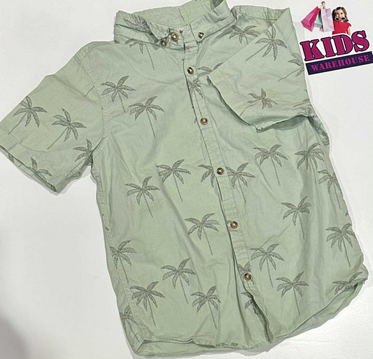 Anko Green Top With Tree Pattern Size 7