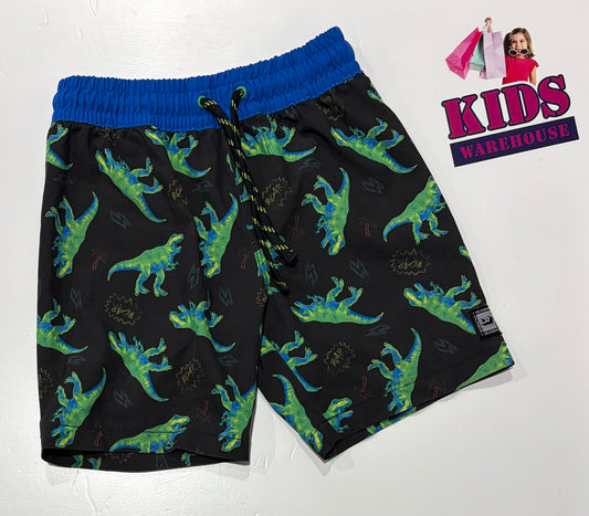 Target Black Shorts With Green T-Rex Pattern Size 5