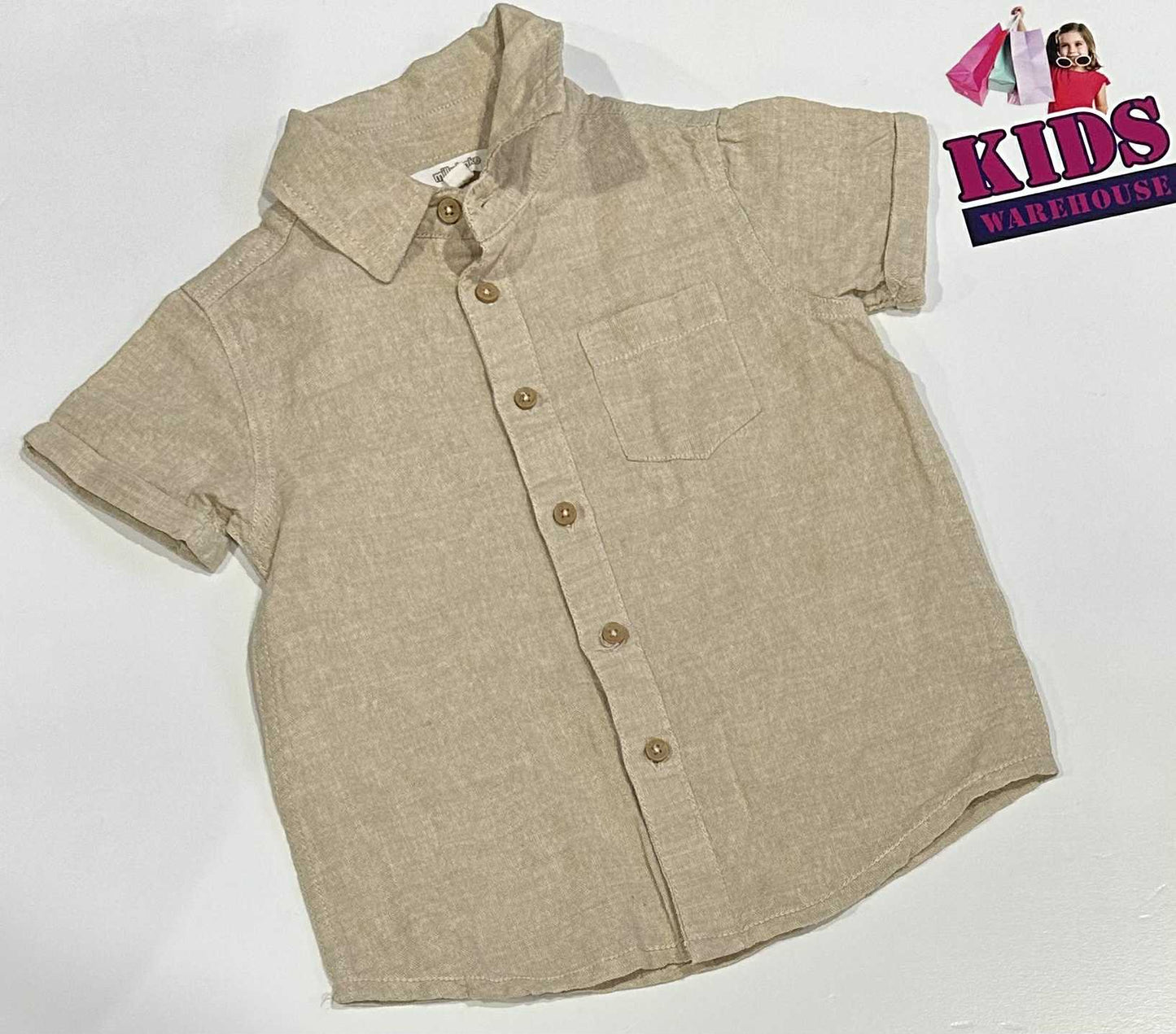 Milkshake Tan Shirt Size 3