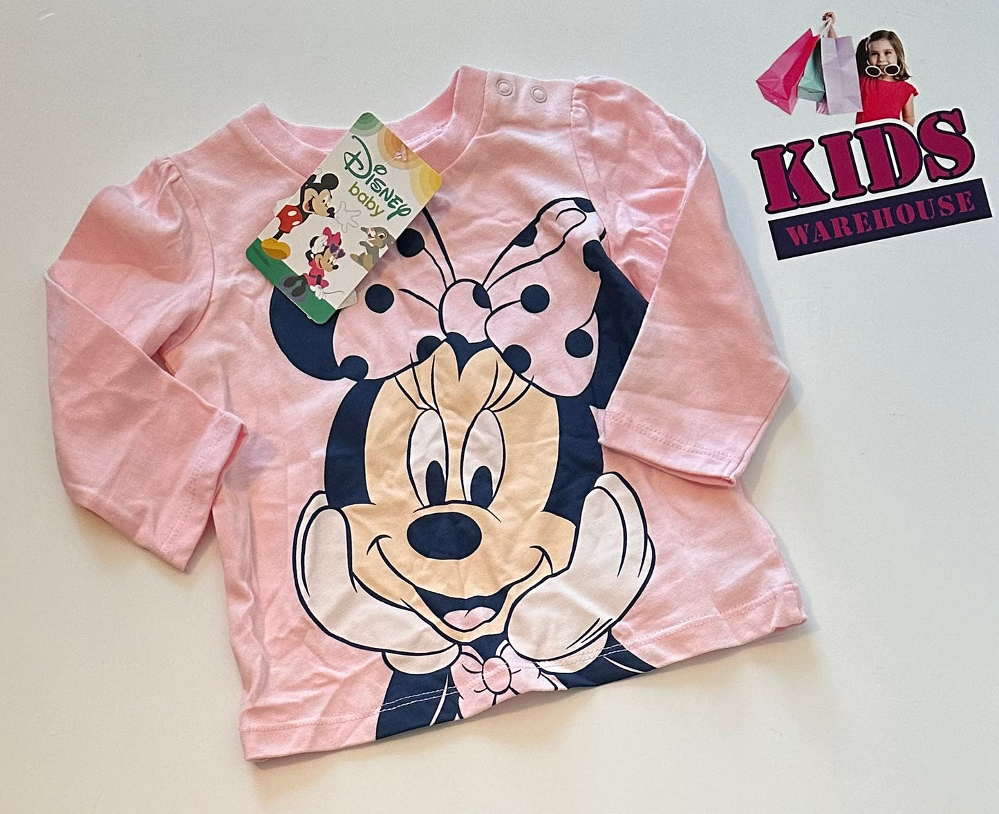 New Disney Minnie Mouse Pink Top Size 00