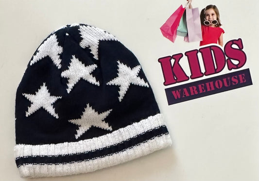 Red Dog by Avenel Navy & White Star Infant Beanie