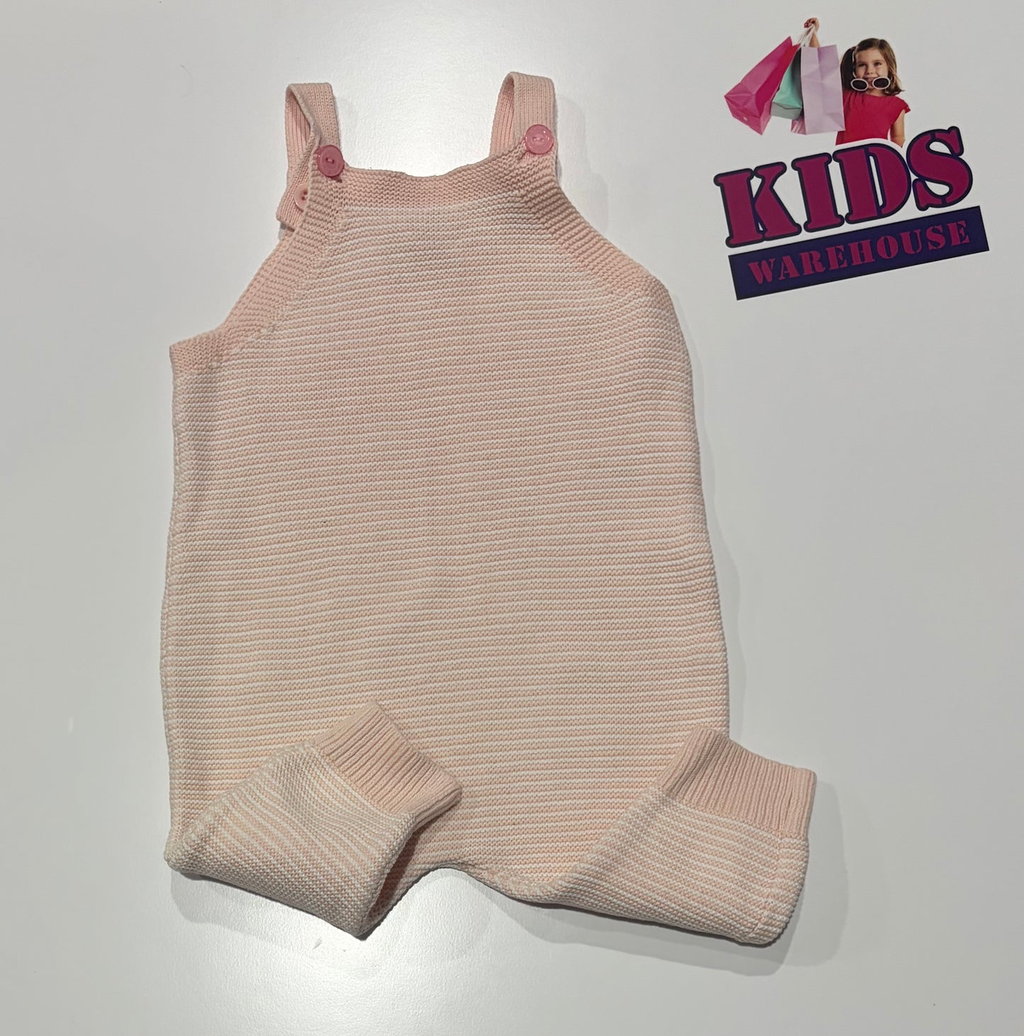 Seed Heritage Knit Pink Overalls Size 0