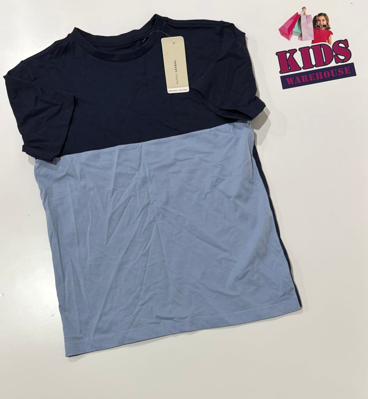 Not Used Blue 2 Tone Top Size 10