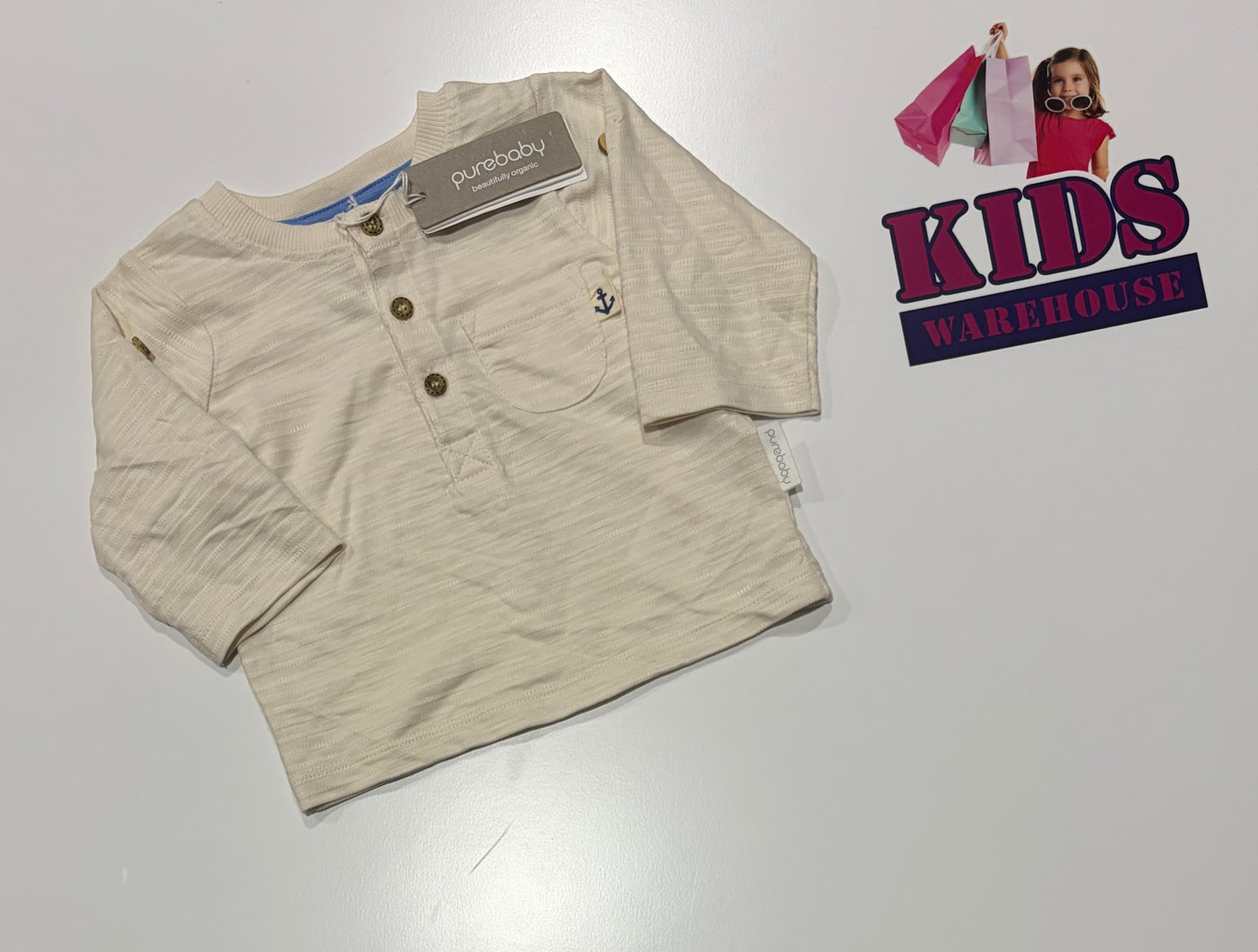Not Used Purebaby White Top Size 00