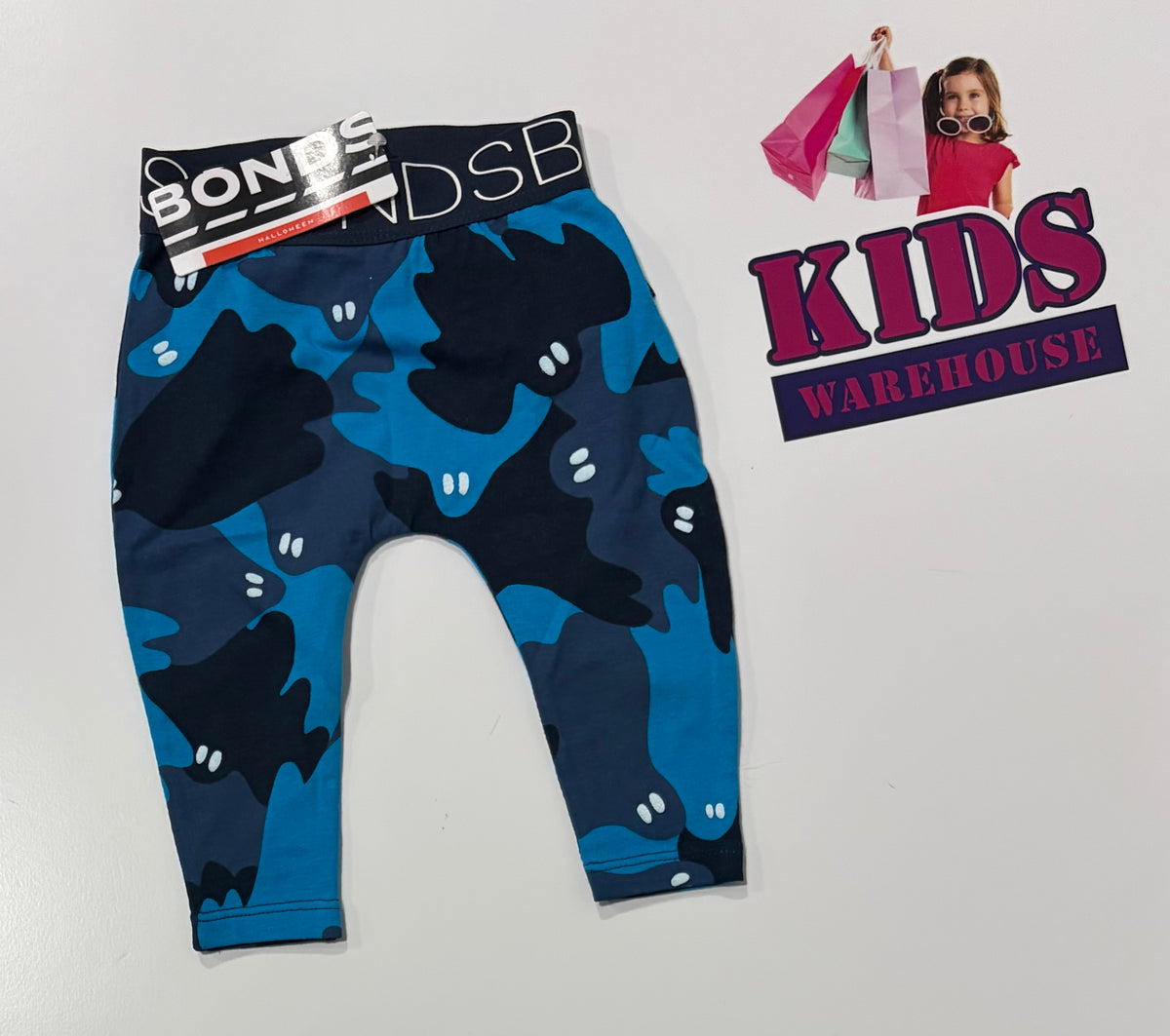 Not Used Bonds Blue Camo Print Pants Size 000