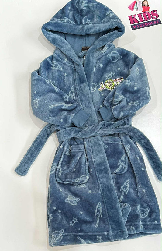Disney Pixar Toy Story Blue Dressing Gown Size 3