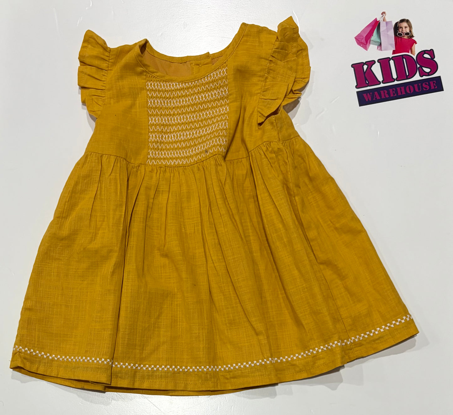 Issac Mizrahi Yellow Dress Size 4