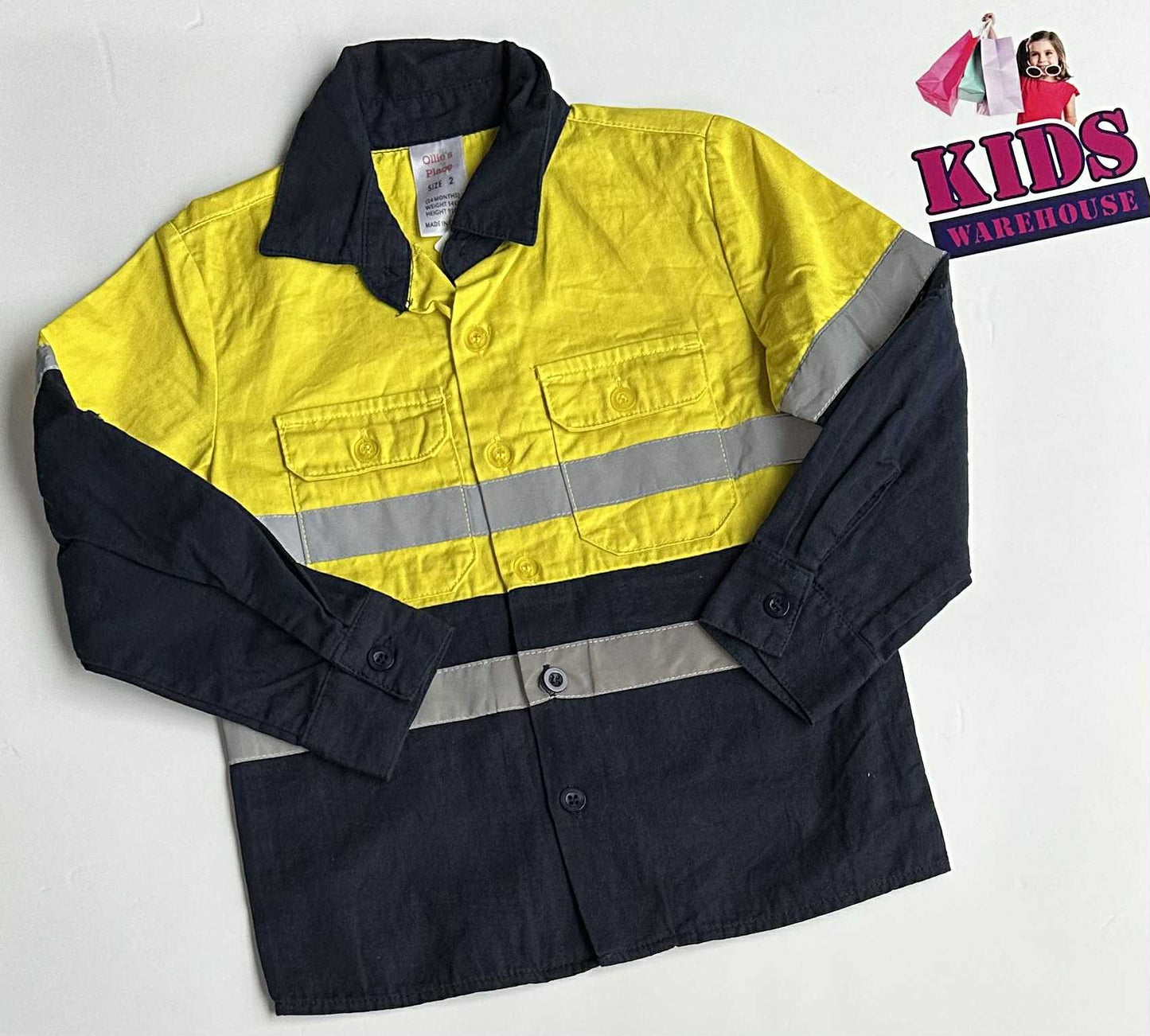 Ollie's Place Tradie Work Shirt Size 2