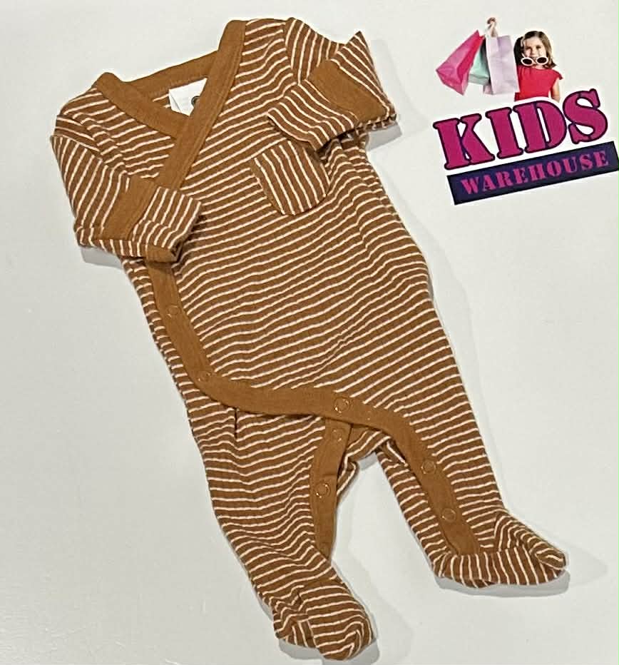 Premmie Dymples Brown & White Jumpsuit Size 00000