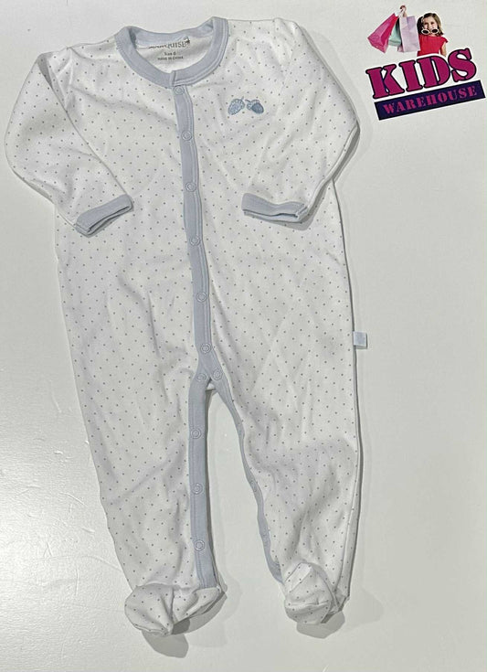 Marquise White & Blue Jumpsuit Size 0