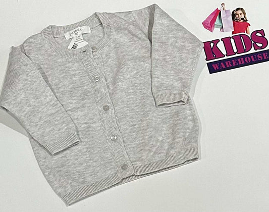 PureBaby Grey Cardigan Size 00