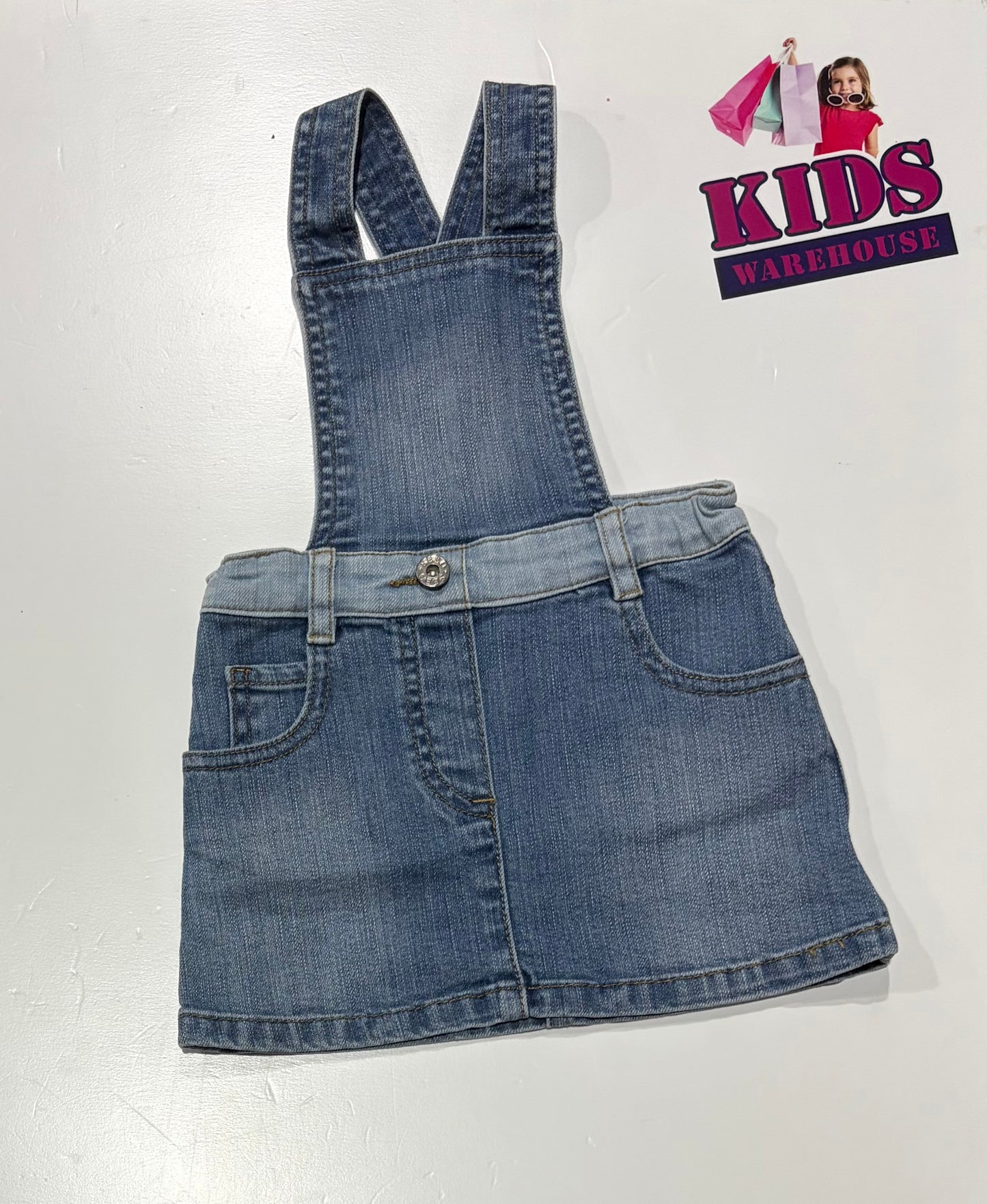 Seed Baby Denim Overalls Size 1