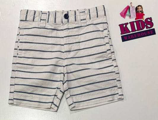 Lee Cooper White & Blue Shorts Size 2
