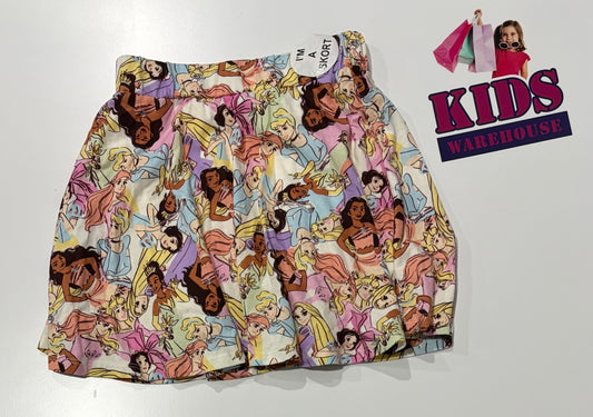 Not Used Disney Princess Print Skirt Size 7