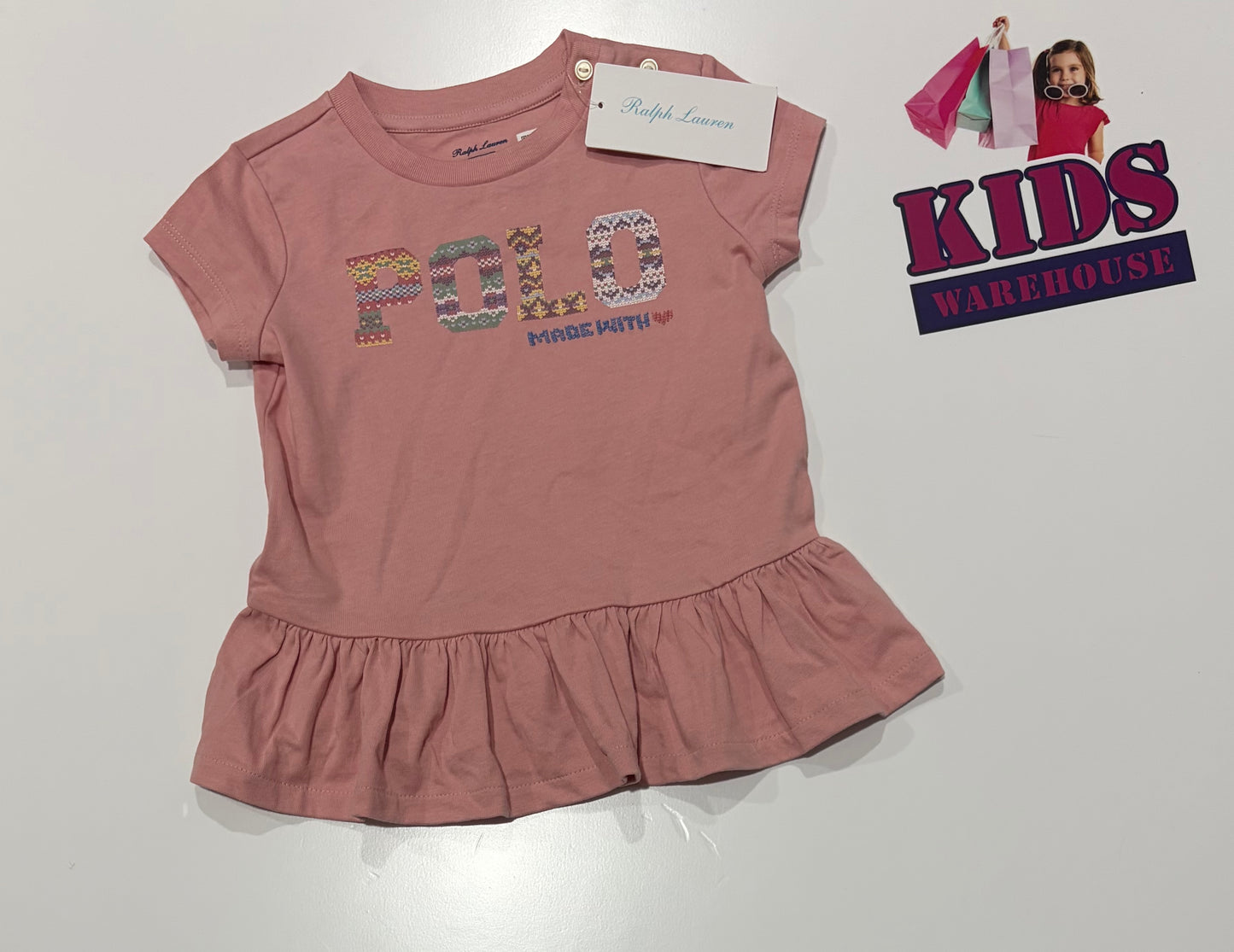 Not Used Ralph Lauren Polo Pink Dress Size 1