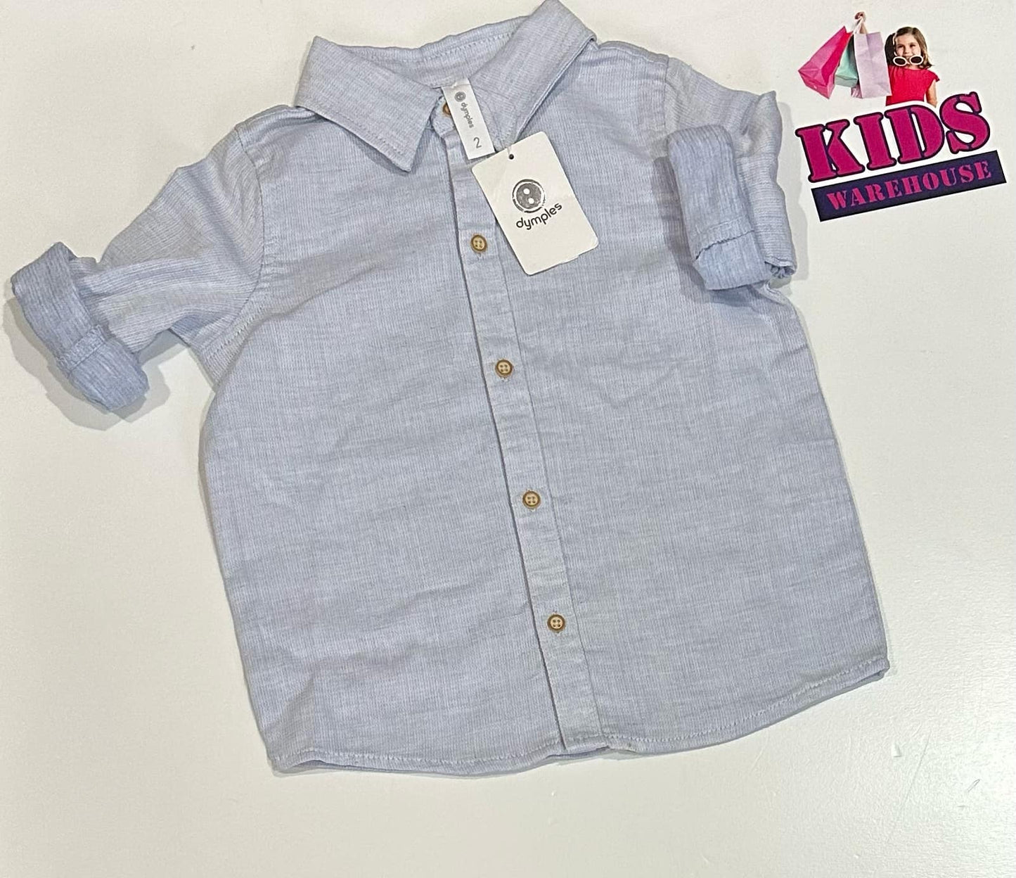 New Dymples Blue Top Size 2