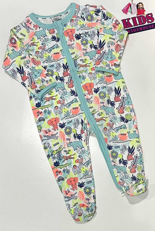 Tradie White & Blue Jumpsuit Size 1