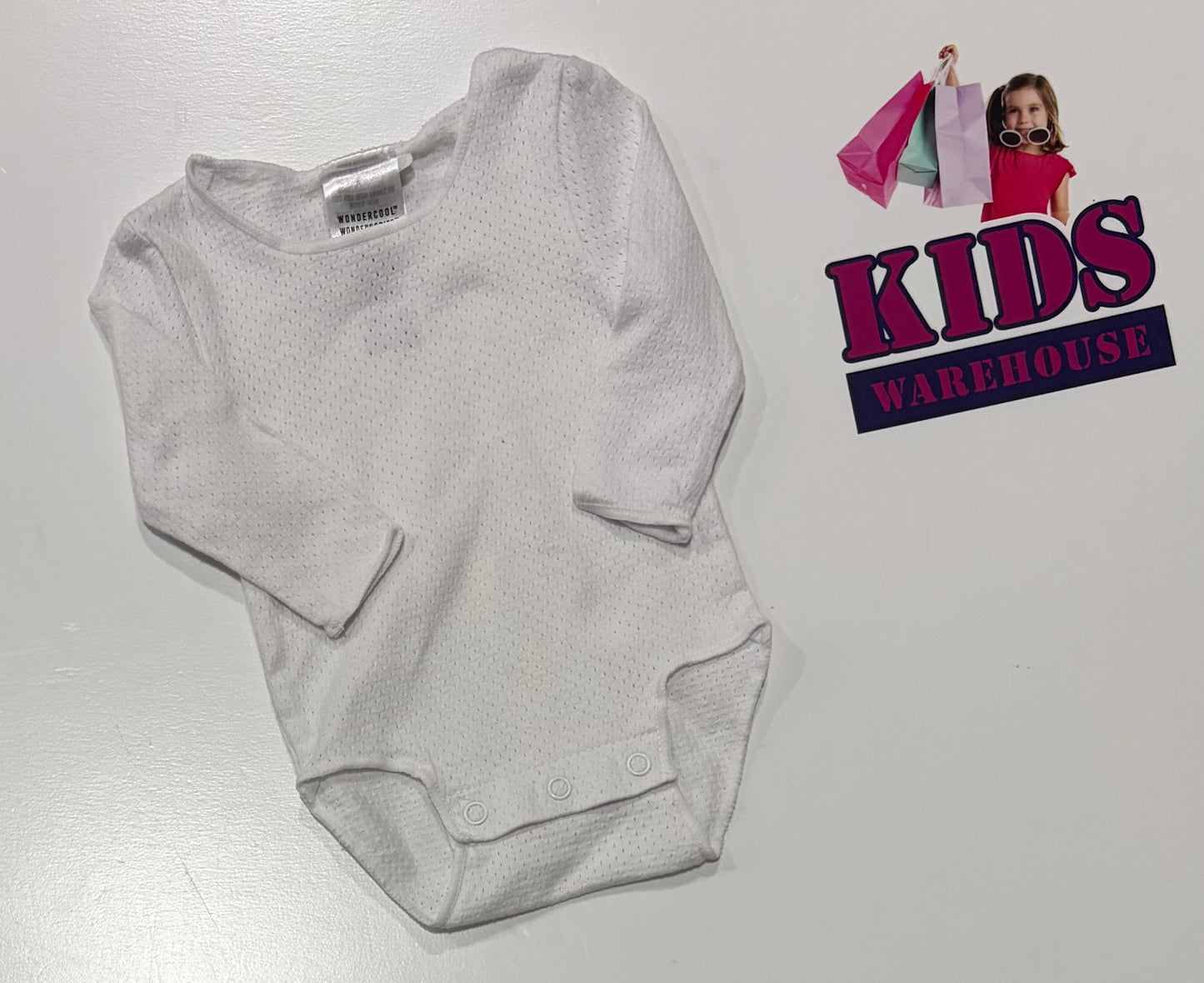 Bonds Wondercool White Bodysuit Size 00000