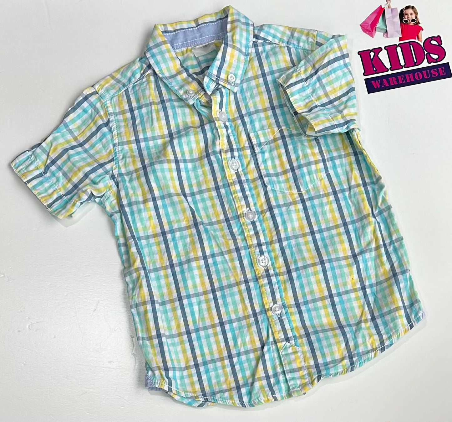 Target Blue & Yellow Shirt Size 4