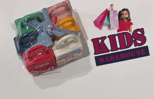 Vehicle Themed Number Matching Lock and Key Toy