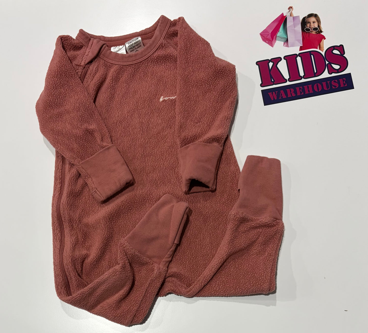 Bonds Pink, Fluffy Jumpsuit Size 0