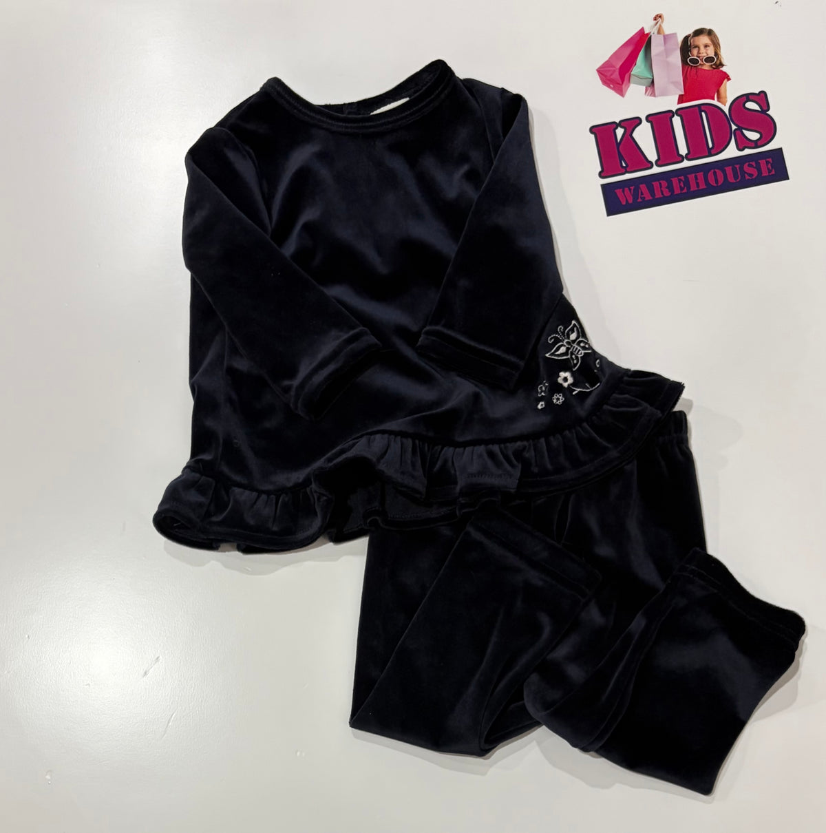 Lady Bird Navy Blue Pyjama Set Size 0