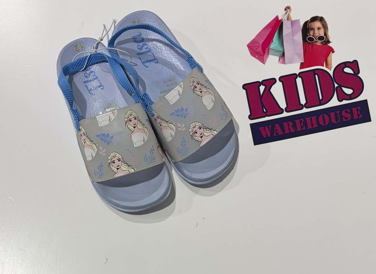 Elsa Blue Sandals Size 12 (Older Child)
