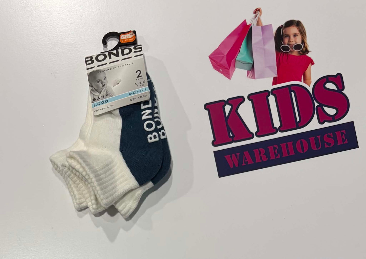 Not Used Bonds 2 Pack Socks Size 1-2 (Baby)