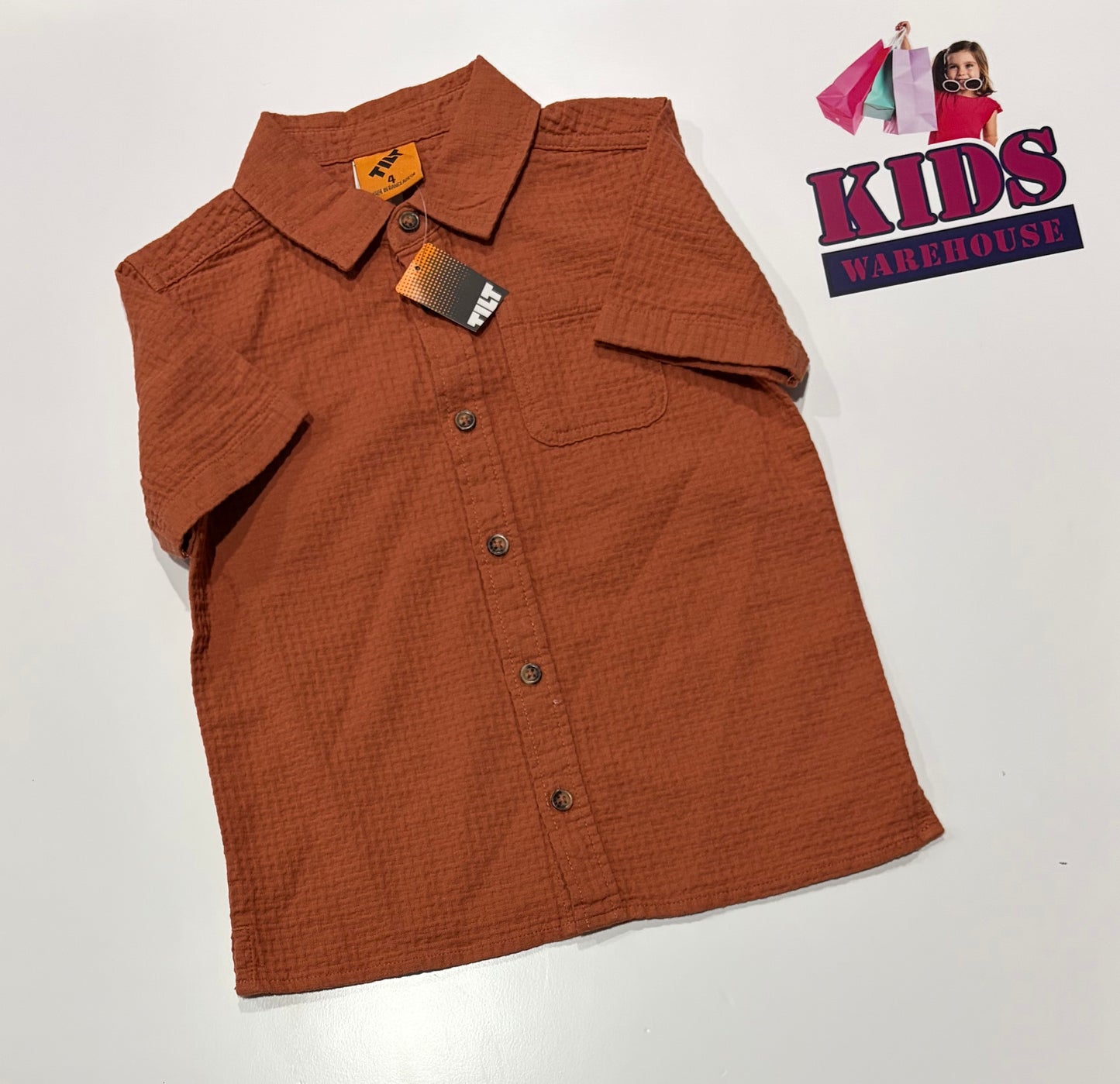 Not Used Tilt Orange Top Size 4