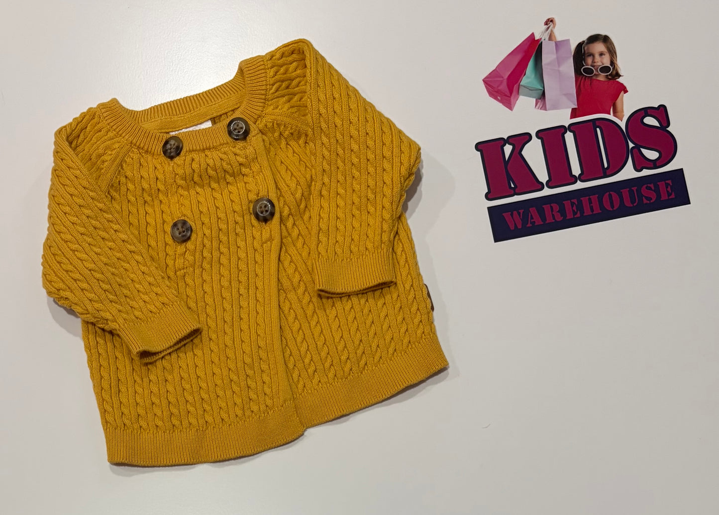 Sprout Yellow Knit Sweater Size 0000