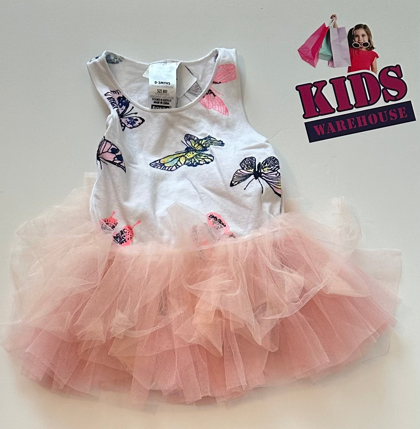 Bonds Butterfly Tutu Dress Size 000