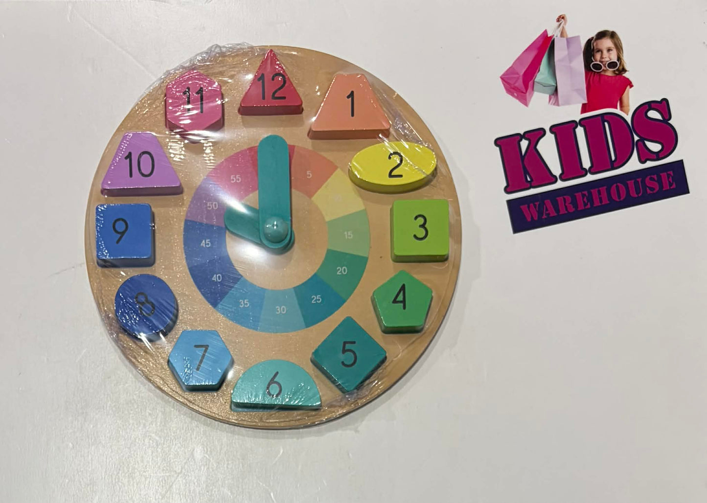 Not Used Rainbow Clock Number Sorter