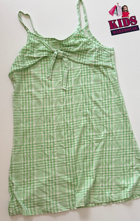 Mango Green Checked Dress Size 10