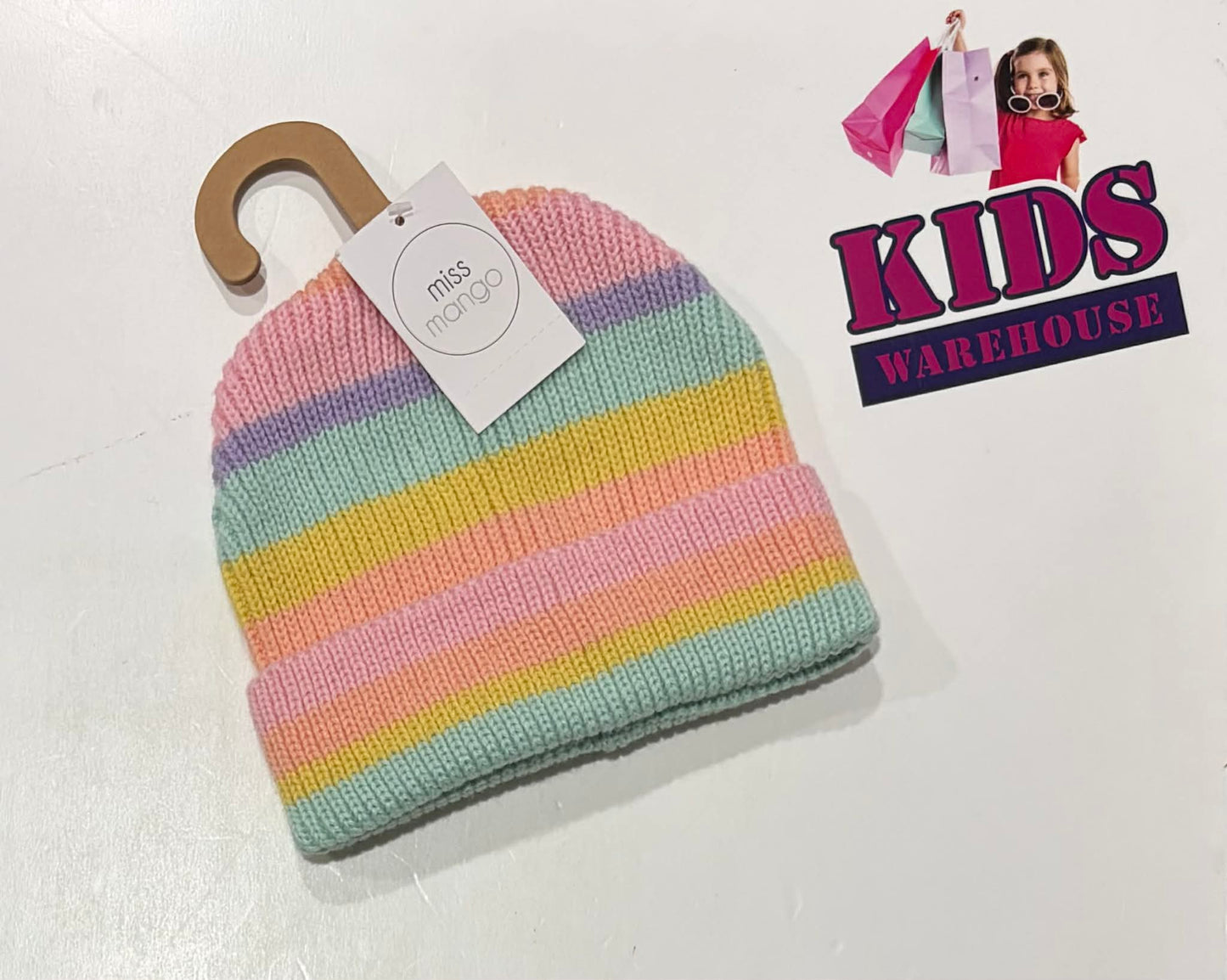 Not Used Miss Mango Rainbow Beanie (Child)