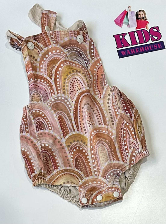 Pink Bodysuit With Unique Dotted Pattern Size 00