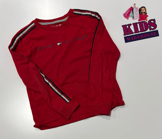 Tommy Hilfiger Red Long Sleeve Top Size 6