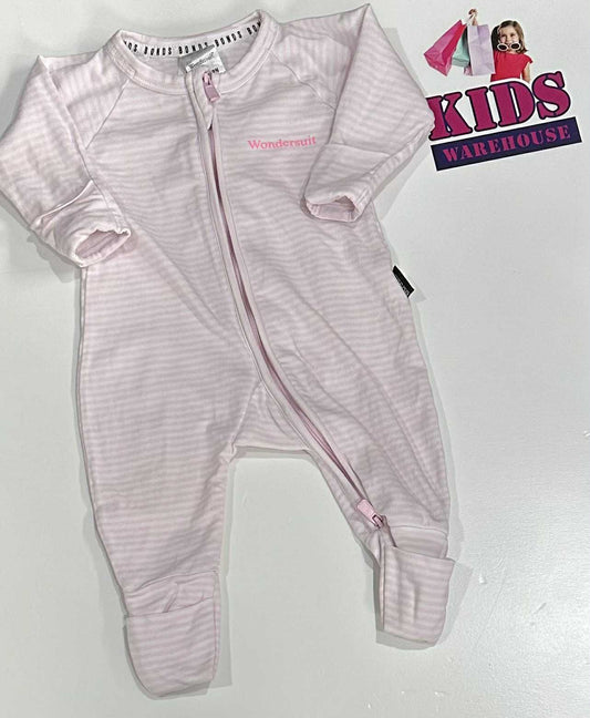 Bonds Pink & White Wondersuit Size 0000