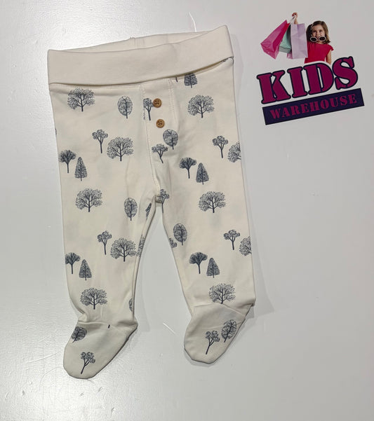White, Tree Print Pants Size 000