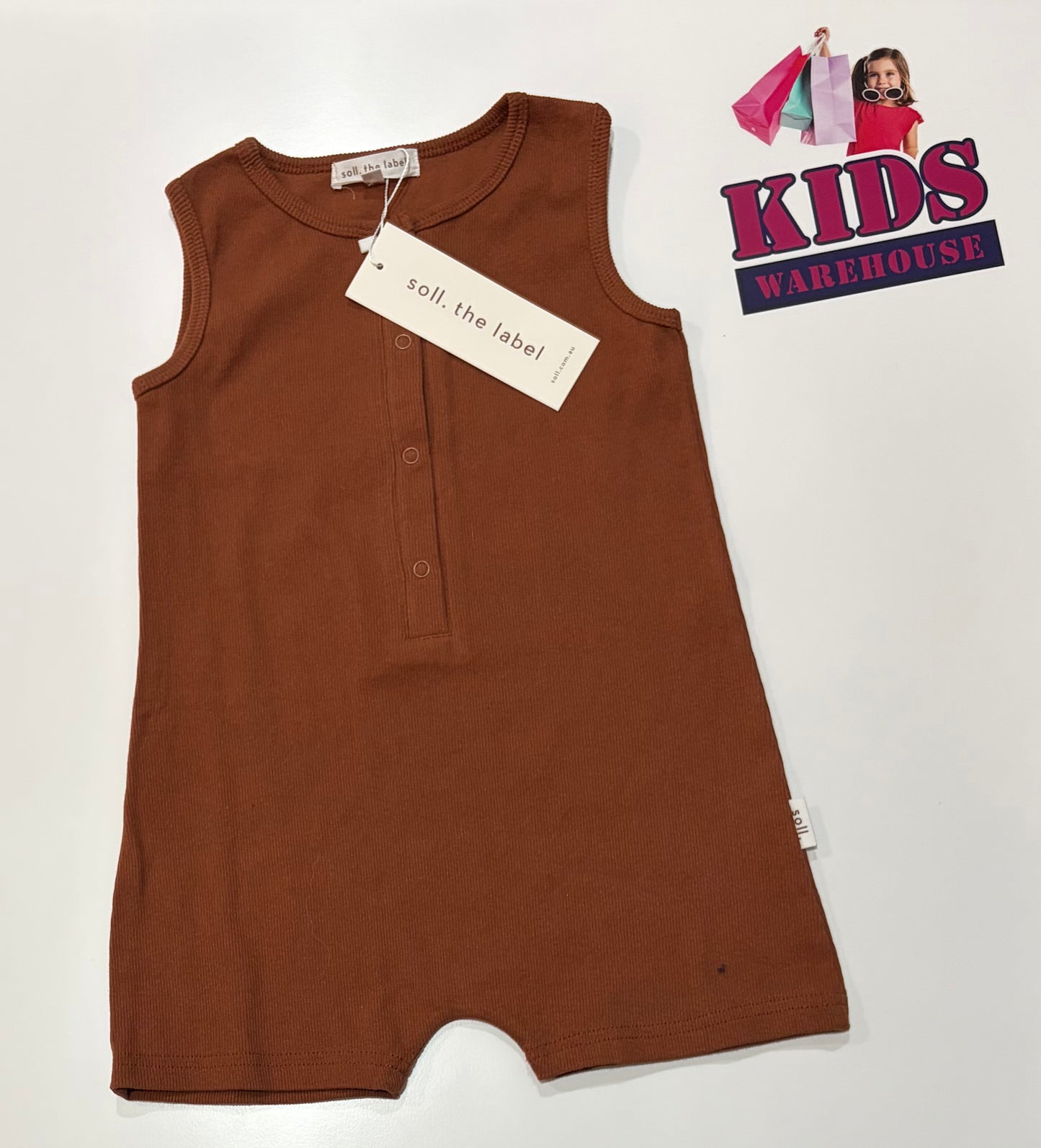 Not Used Soll. The Label Brown Jumpsuit Size 5