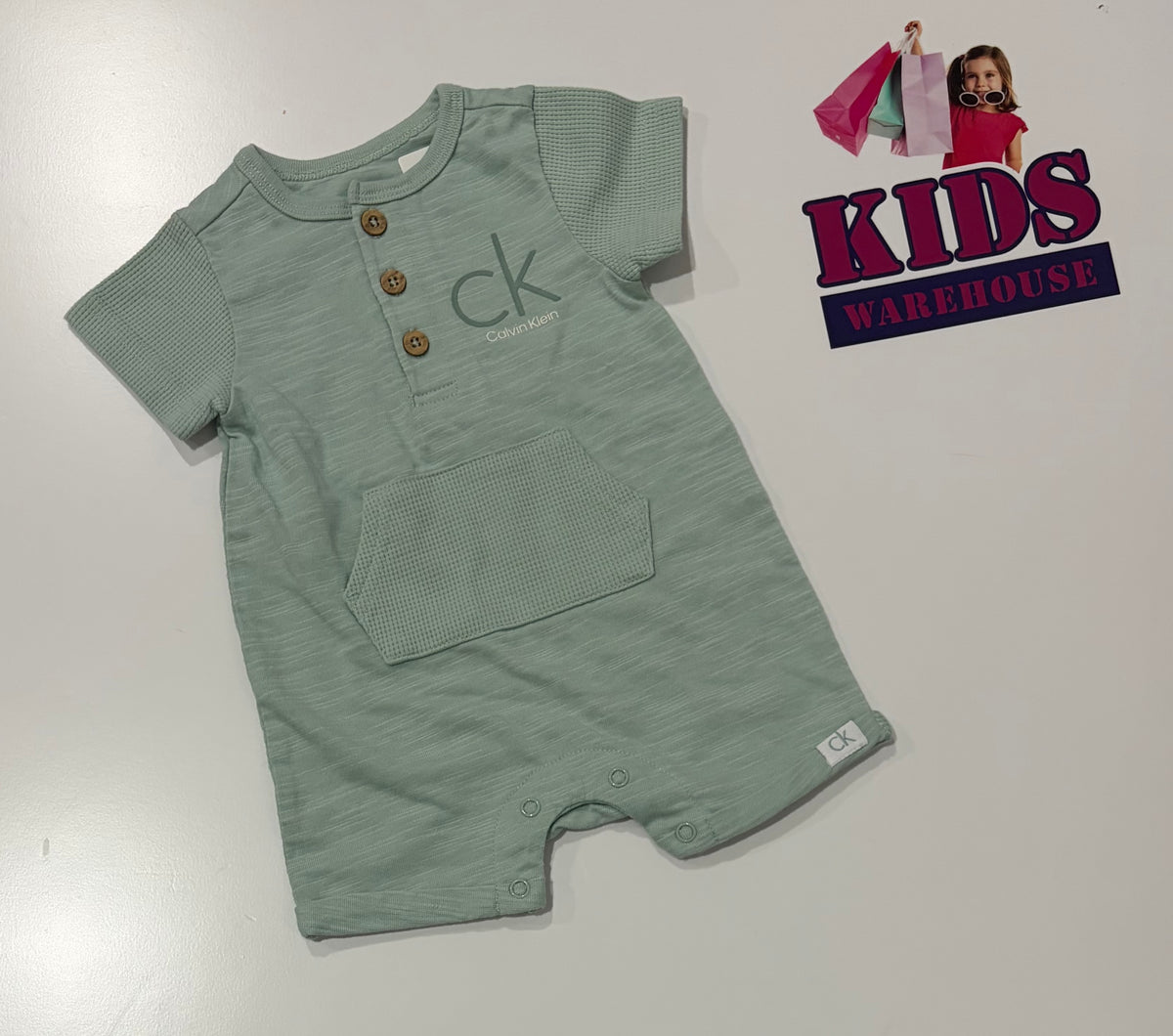 Calvin Klein Green Jumpsuit Size 000
