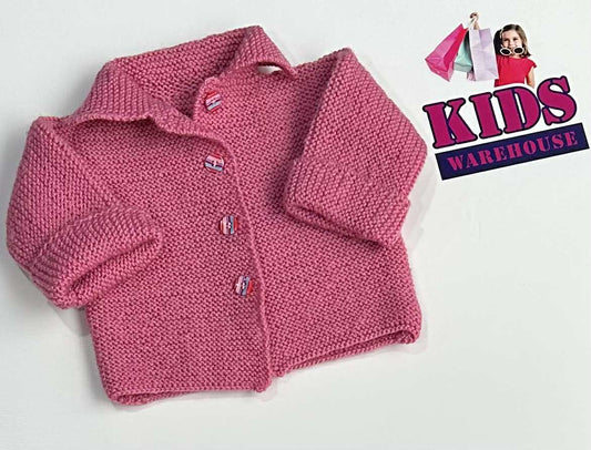 Pink Knit Cardigan Size 00