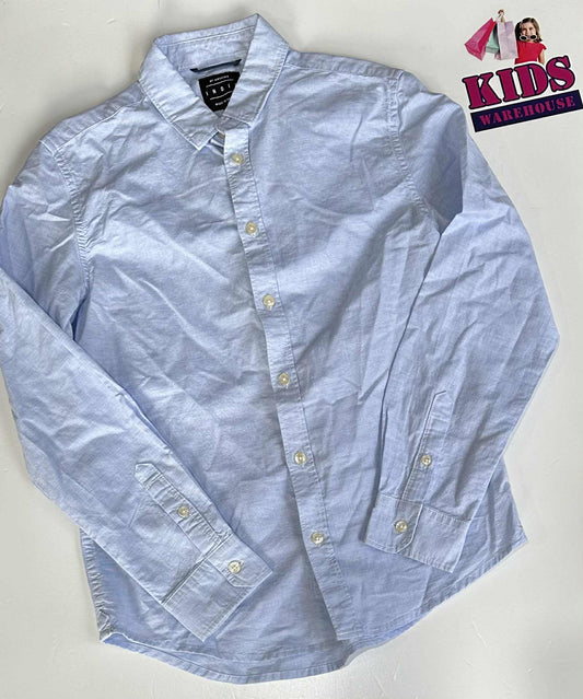 Indie Blue Long Sleeve Shirt Size 10