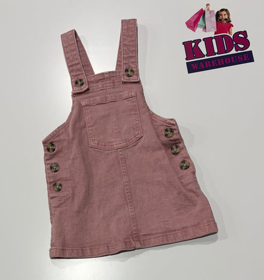 Cotton On Pink Overalls Size 2